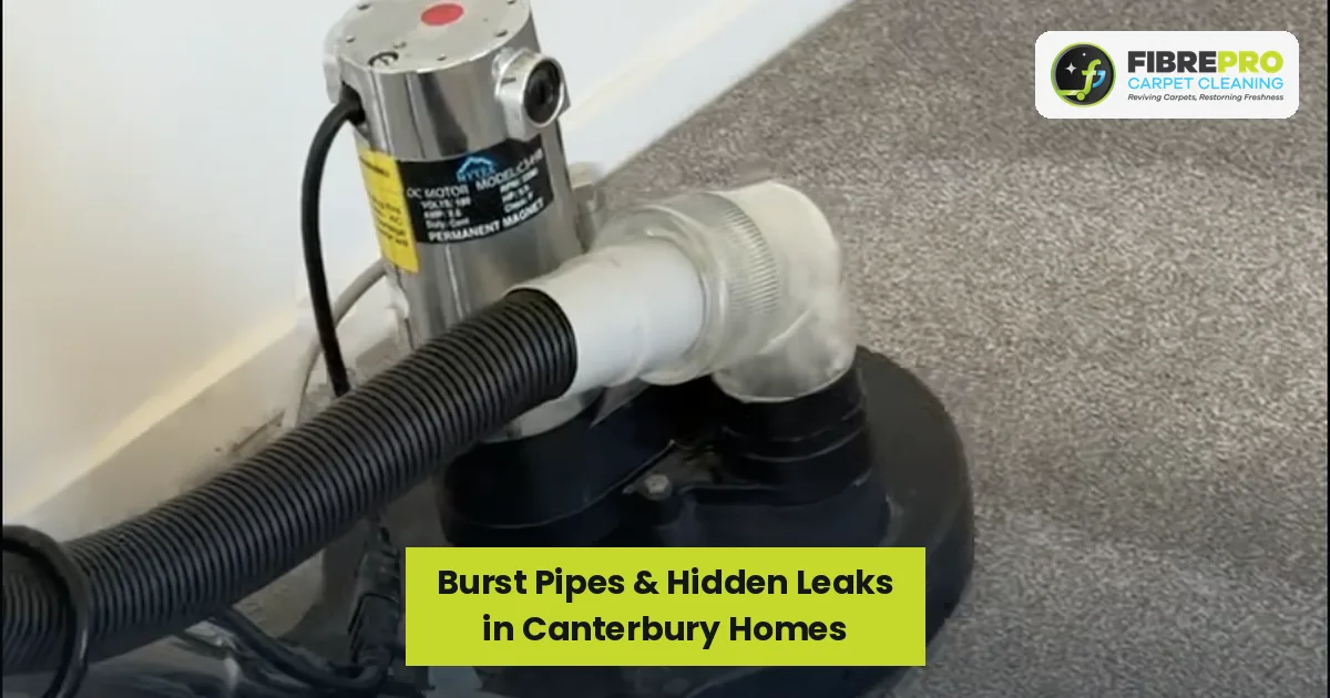 Burst Pipes and Hidden Leaks: Spotting Water Damage Early in Canterbury Homes